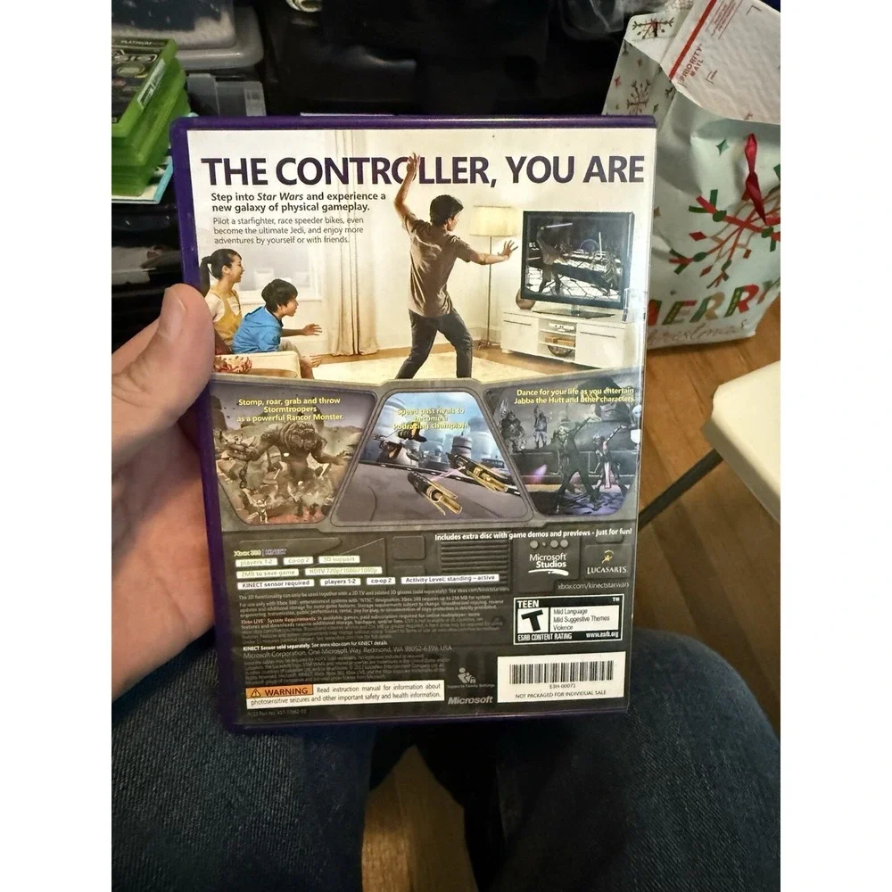 Kinect Star Wars (Microsoft Xbox 360, 2012) Bonus Game Demo Disc ,‎ No Manual